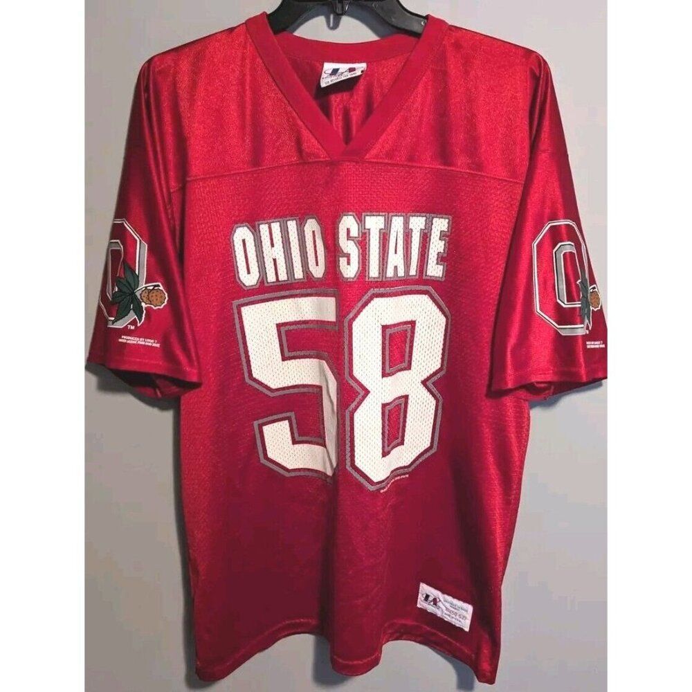 Vintage LogoAthletic STEVE TOVAR #58 Ohio State Buckeyes Jersey Mens XL 50-52